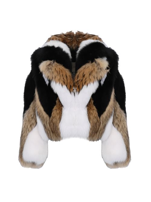 Giacca LC2083 in pelliccia di volpe YES LONDON | LC2083CAMPIONE